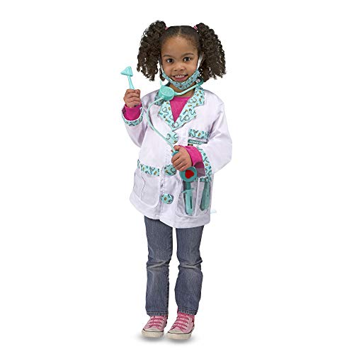 Melissa & Doug Doctor Disfraz para Niños, multicolor, pequeña (14839)