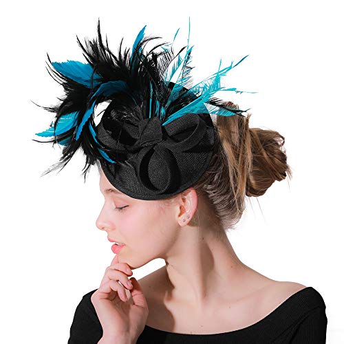 MELLRO Banda para el Pelo de cóctel Flor Alicia Diadema Boda Sombreros Damas Race Royal Ascot Cocktail Party Derby Hat