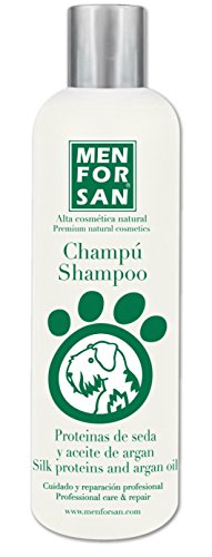 MENFORSAN Champú Perros Proteinas de Seda y Aceite de Argan - 300ml