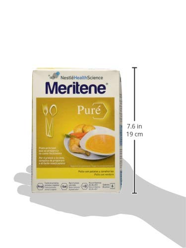 MERITENE Pure pollo con patatas y zanahorias 6 sobres