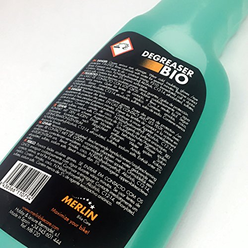 Merlin Bike Care Bio Desengrasante para Bicicleta, Unisex Adulto, Verde, 500 ml