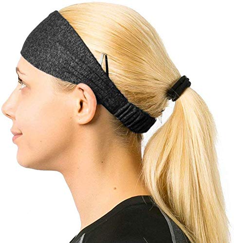 MiaoMa 3 Pack Deportes Diadema Corriente Diadema Deportiva Traviesa Hombres Mujeres Sweatband Absorción de Humedad para Yoga Equitación Baloncesto Ciclismo Ejercicio Ejercicio