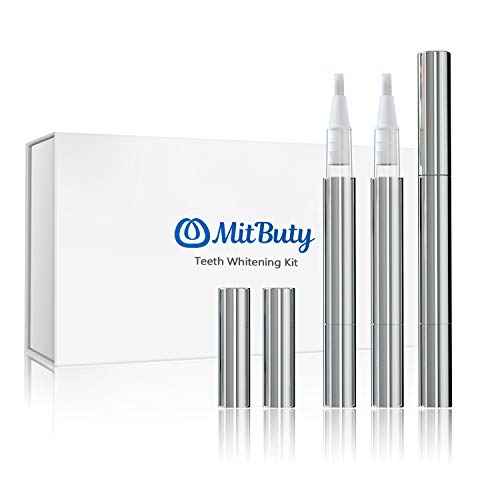 MitButy Lápiz Blanqueador Dental (3 Unidades) Gel Blanqueamiento Dental en Casa, Blanqueamiento de Dientes Profesional para una Bonita Sonrisa Blanca