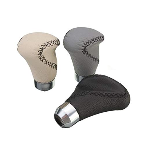 MJS JHXC El más Reciente Universal de la PU Leather Gear Shift Knob for Volkswagen VW Golf for KIA Cambio de Marchas de la Palanca palillo de rótula Dispone AT Coche de la TA-Styling