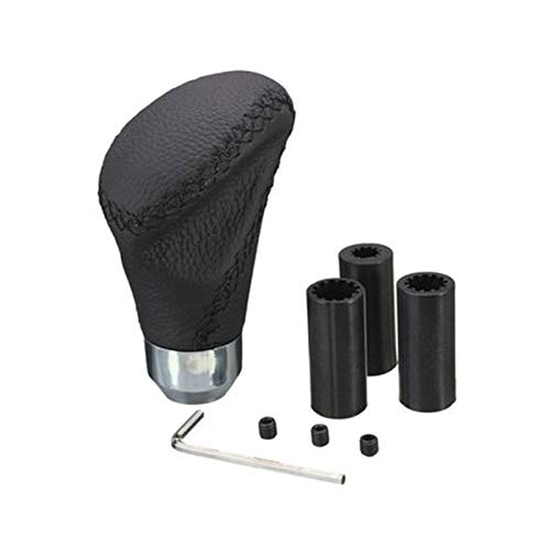 MJS JHXC El más Reciente Universal de la PU Leather Gear Shift Knob for Volkswagen VW Golf for KIA Cambio de Marchas de la Palanca palillo de rótula Dispone AT Coche de la TA-Styling