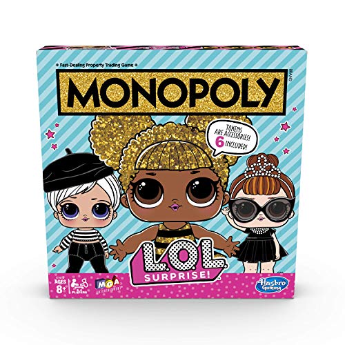 Monopoly Game: L.O.L. ¡Sorpresa! Juego de mesa para niños de 8 años en adelante (Inglés)