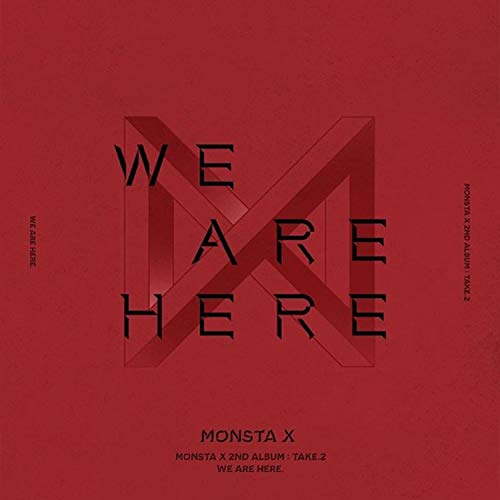 MONSTA X 2nd Album : TAKE.2 - We Are Here [ IV ver. ] CD + Photobook + Photocards + FREE GIFT / K-pop Sealed