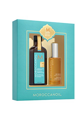 Moroccanoil Set Regalo, 100ml Trattamento + 50ml Olio Secco