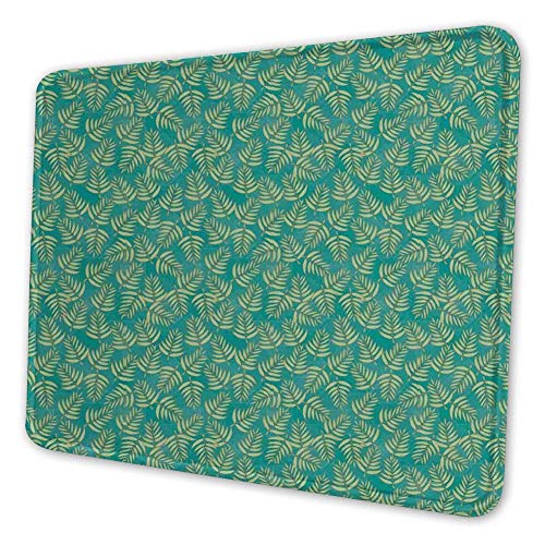 Mousepad Rectangular de Mousemat, inspiraciones botánicas del follaje del trópico de Hawaii del Modelo de la Hoja entonada del Vintage