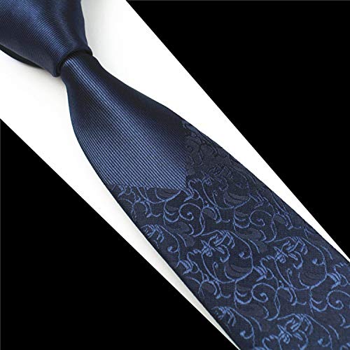 Mu You Ben Hombres flacos corbata Hombre floral Dot corbatas Hombre 6 cm Delgado Lazo clásico del negocio del lazo casual para hombres,16