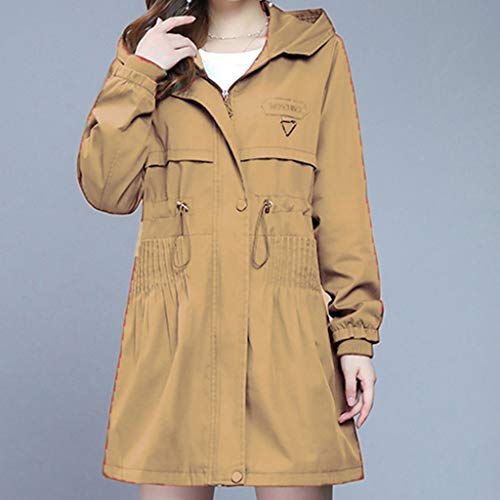 Mujer Largos Elegantes Acolchados con Capucha Fiesta Chaqueta Larga Fina Invierno Caliente Vintage Mujeres Invierno CáLido Abrigo Grueso Abrigo con Capucha Chaqueta Delgada Acolchada de AlgodóN