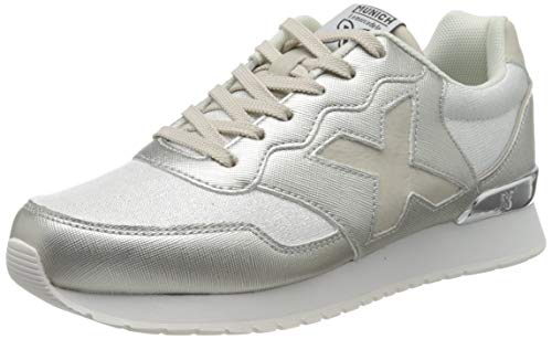 Munich DASH WOMEN 64, Zapatillas Adulto, Gris, 38 EU