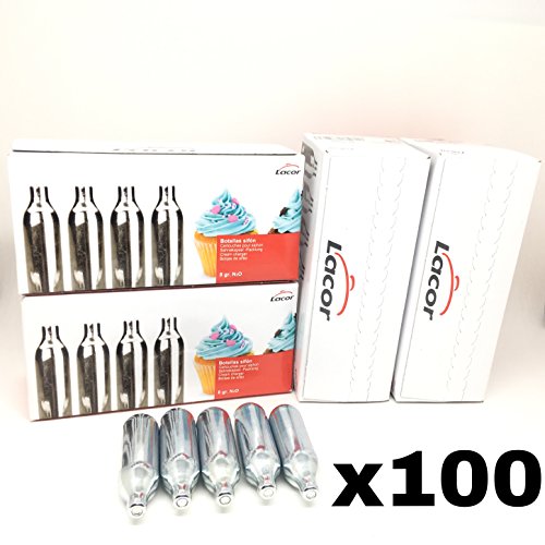 N2O Envio 24h 100 X CARGA CAPSULAS GAS PARA TODAS SIFON NATA ISI,MOSA,LACOR,IBILI Chollo Promocion Precio Rebaja Casi Gratis Con Gran Descuento Ofertas en amazon