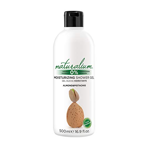 NATURALIUM Gel Ducha Almendras y Pistacho, Gel de Baño Hidratante, sin Parabenos, sin Colorantes, 500 ml