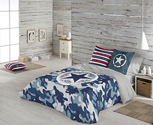 NATURALS Funda NÓRDICA Army Cama 180 3 PCS