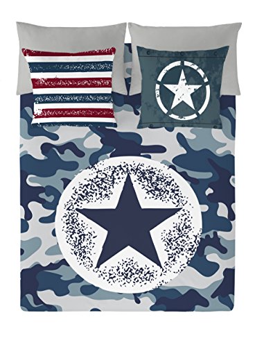 NATURALS Funda NÓRDICA Army Cama 180 3 PCS