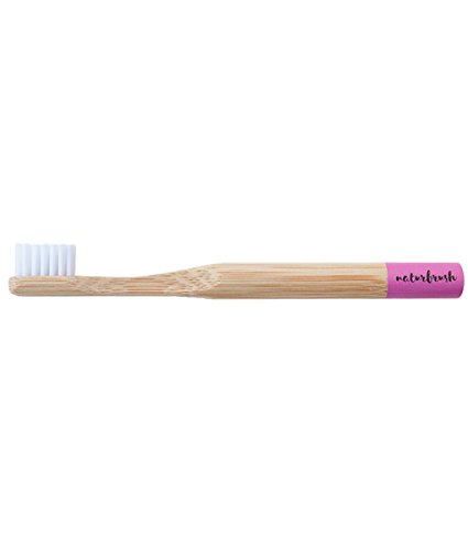 Naturbrush Cepillo De Dientes De Bambu Niños/As Rosa 100 ml