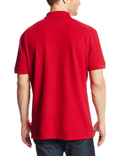 Nautica K41050, Polo Para Hombre, Rojo (Red), Small (Tamaño del fabricante:S)