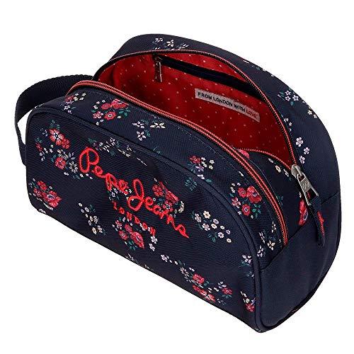 Neceser Doble compartimento Adaptable Pepe Jeans Daniela, 26 cm, Multicolor