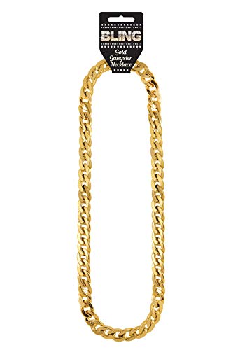 NECKLACE GOLD GANGSTER 81CM