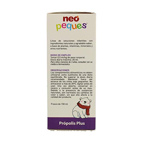 Neo Peques | Jarabe Infantil para Niños Propolis Plus - 150 gr