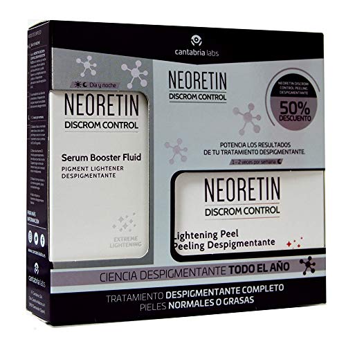 Neoretin Discrom Control Tratamiento Despigmentante Completo. Serun +Lightenig Peeling Despigmentante