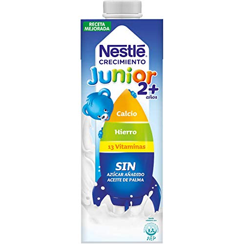 NESTLÉ JUNIOR 2+ Original - Leche para niños a partir de 2 años - 1L