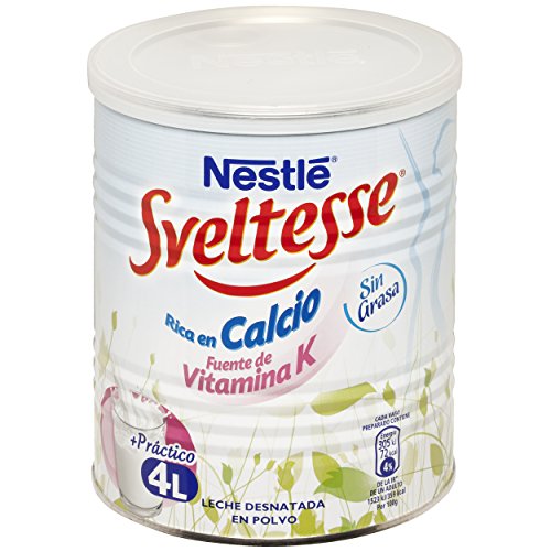 NESTLÉ Sveltesse - Leche desnatada en Polvo - Bote 400g