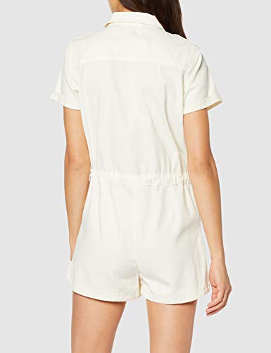 New Look Petite P Zesty Short Sleeve Mono Corto, Blanco Roto (Off White 12), 42 para Mujer