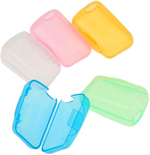 NICEMOVIC - 5 Fundas Protectoras para Cabezales de Cepillo de Dientes portátil de Viaje