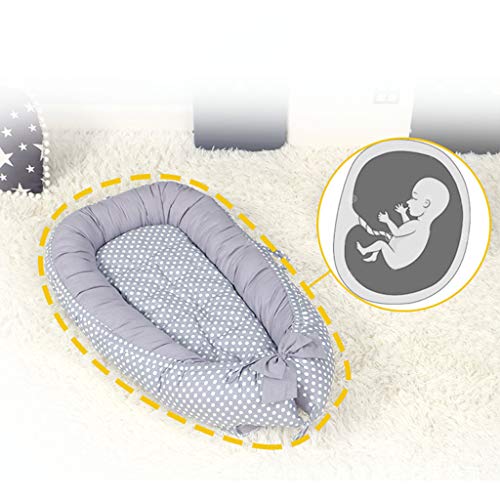 Nido De Bebé Tumbona, Cápsula Para Dormir Recién Nacido Multifunción Transpirable Cocoon Snuggle Bed Cojín Suave Adecuado Para Primavera, Otoño E Invierno A