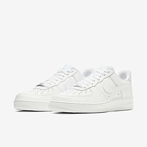 Nike Air Force 1 '07, Zapatillas de Deporte para Hombre, Blanco (White/White), 42.5 EU