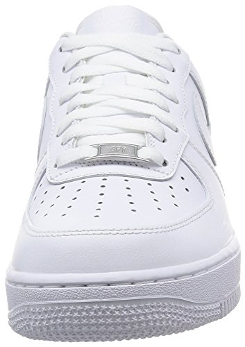 Nike Air Force 1 '07, Zapatillas de Deporte para Hombre, Blanco (White/White), 42.5 EU