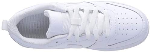 Nike Court Borough Low 2, Sneaker Boys, Blanco White White White 100, 39 EU