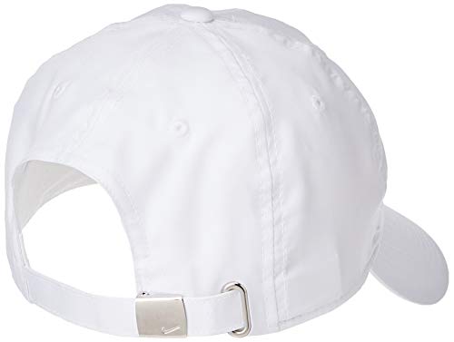 Nike U Nk H86 Cap Metal Swoosh Hat, Unisex Adulto, White/(Metallic Silver), MISC