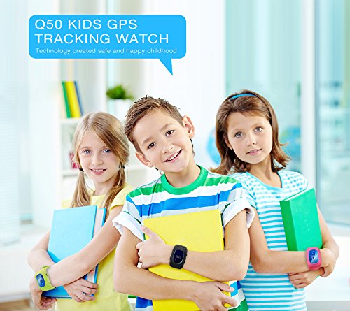 Niños Smartwatch Teléfono Localizador GPS, Reloj de Pulsera Inteligente con Chat de Voz SOS Cámara Despertador Reloj Digital Mejor Regalo Niño y niña de 3 a 12 años Compatibles con iOS Android,Azul