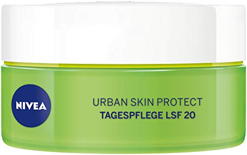 Nivea Cuidado con factor de protección Protección contra el medio ambiente Influencias elevado, luz de día, Urban Skin Protect, 3 Pack (3 x 50 ml)