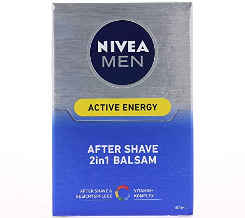 Nivea Hombres Cuidado Afeitado Active Energy After Shave 2 en 1 Bálsamo 100 ml