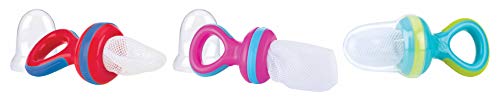 Nuby- Nibbler Alimentador antiahogo con Redecilla, multicolor