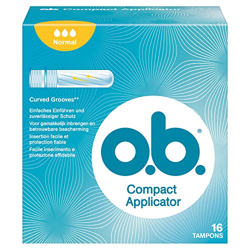 OB Compact tampón con aplicador normal caja 16 uds