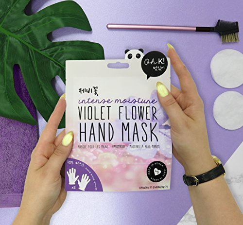 Oh K! Mascarilla para Manos con Flores de Violeta - 20 gr