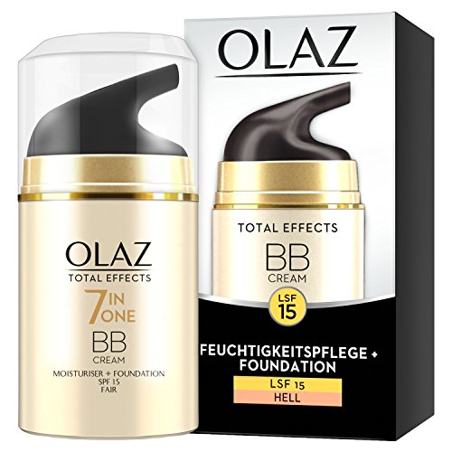 olaz total Effects BB Cream Touch of Foundation, claro, Bomba, 1er Pack (1 x 50 ml)