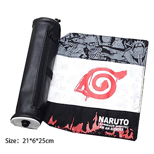 One Piece Estuche de Lápices Estuche de lápices clásico Durable School Student Pen Holder Organizer Stationery Bag (Color : Black03, Size : 21 X 6 X 25cm)