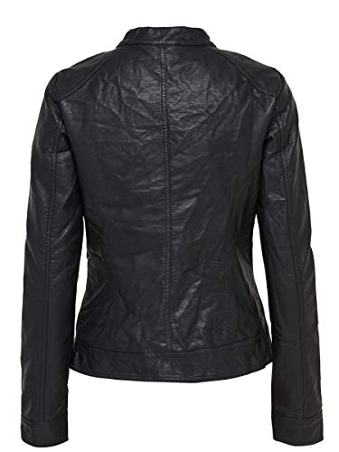 Only Bandit PU Biker Chaqueta, Negro (Black C N 010), 36 (S) para Mujer