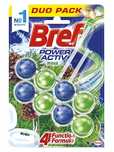 [Pack de 10] BREF Colgador WC Power Active Natura Blister 2 uds