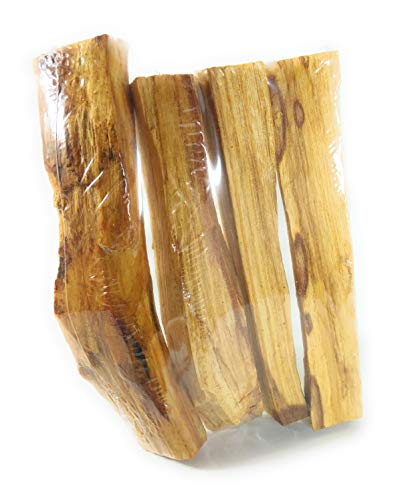 Palo Santo de Perú - Madera Sagrada 100% Natural y Sostenible. Equilibra y Limpia Las energías. Peso (40-45 g.) Corte Artesanal