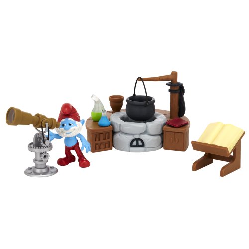 Papa Smurf's Lab Gift Set: Smurfs Movie Adventure Theme Pack Series #1 by The Smurfs