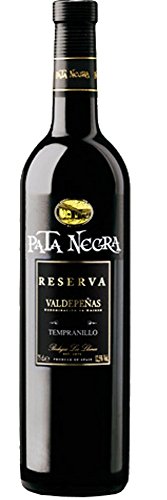 Pata Negra Reserva Vino Tinto D.O Valdepeñas - Pack de 6 Botellas x 750 ml