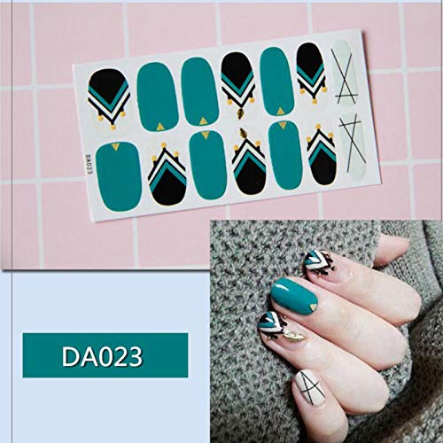 Pegatinas Uñas, MWOOT 8 Hojas Pegatinas Uñas Decorativas Nail Art Stickers Elegante Decoracion