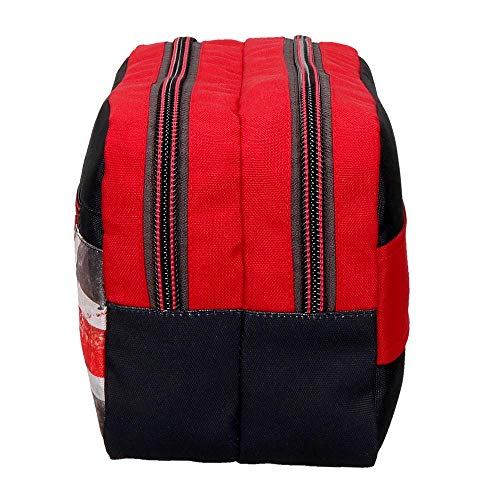 Pepe Jeans Calvin, Neceser Dos Compartimentos Adaptable, 26 cm, 4.99 liters, Multicolor